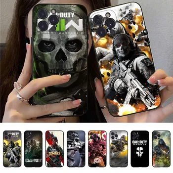Call of Game D-Duty калъф за телефон за iPhone 15 14 11 12 13 Mini Pro XS Max Cover 6 7 8 Plus X XR SE 2020 Funda Shell
