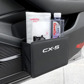  Чанта за боклук за кола Сгъваема чанта за съхранение Задна седалка Преносим кош за отпадъци за боклук за автомобили за Mazda CX-5 CX 5 Аксесоари за автомобилни стайлинги