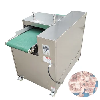 Автоматична машина за нарязване на месо за нарязване на кубчета Машина за рязане на прясно месо за продажба