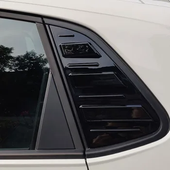 За Фолксваген VW POLO 2019 2020 2021 2022 Задно стъкло затвора капак Trim жалузи страничен отдушник стикер подстригване кола стайлинг аксесоари
