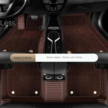 PU кожа + Nano Velvet Персонализирана подложка за кола за Dodge Caravan Challenger зарядно устройство калибър Avenger интериорни аксесоари