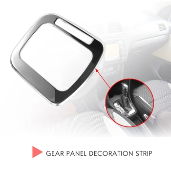 Кола Gear Shift панел капак Trim конзола декорация лента стикери интериор авто аксесоари за-POLO