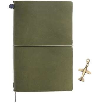 A5 Маслинено зелено ретро телешка ръчна книга за сметки Европейски ретро бележник дневник бележник Офис консумативи