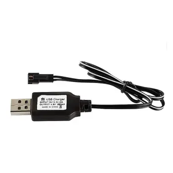 4.8V 250mA USB зарядно захранващ адаптер кабел с SM 2P конектор щепсел за Ni-cd батерия RC за автомобили превозни средства R2LC