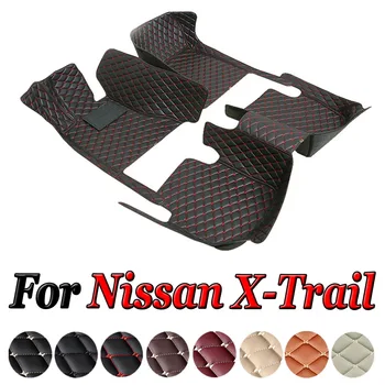 Подложка за кола за Nissan X-Trail T30 2001 ~ 2007 Анти-мръсен килим кожа Мат Аксесоари за авто Автомобилни стелки Аксесоари за кола