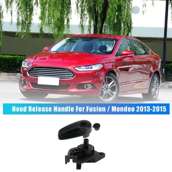 Hood Release Handle Lever & Монтажна скоба за 2013-2016 Ford Fusion / Mondeo & Lincoln MKZ DS7Z-99042C74-A DS7Z-16B626-C