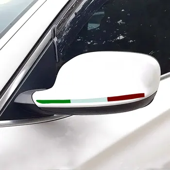 Auto кола стикер без избледняване мода цвят ивица кола стикер състезателни ленти страна огледало за обратно виждане декор Decal аксесоари за кола