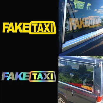 Универсален FAKE TAXI кола авто стикер Decal емблема самозалепващ винил за кола смешно кола стикер