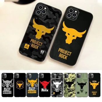 P-Project-Rock Калъф за телефон за Iphone 7 8 Plus X Xr Xs 11 12 13 15 Мини мобилни Iphones 14 Pro Max Case