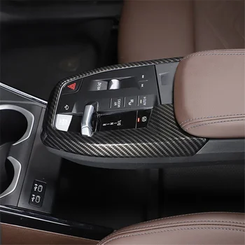 За BMW X1 U11 2023 2024 Car Center Console Gear Shift Panel Frame Cover Аксесоари - ABS Carbon Fiber