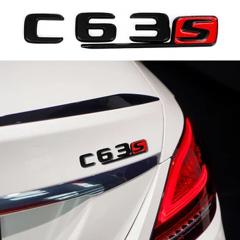 Автомобилен тунинг за Mercedes Benz AMG C Class W204 W205 C63 C63S писмо лого 3D ABS стикер кола задния багажник емблема табелка с името Decals
