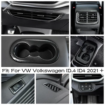 аксесоари Бутон за управление на багажника Air AC Превключвател на фаровете Държач за водна чаша Капак на панела за VW Volkswagen ID.4 ID4 2021- 2023