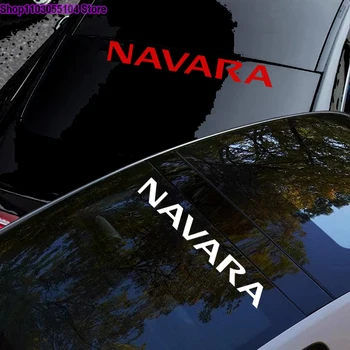 1pc Светлоотразителен стикер за предното стъкло на автомобила за Nissan NAVARA D40 NP300 N22 D22 D23 Авто аксесоари