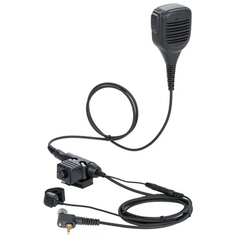 Walkie talkie двупосочен радио микрофон микрофон с пръст микрофон и U94 PTT адаптер за MOTOROLA MTP850