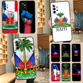 Хаити Хаити флаг случай за Samsung Galaxy A14 A34 A54 A52S A12 A22 A32 A52 A72 A13 A33 A53 A73 A31 A51 A71