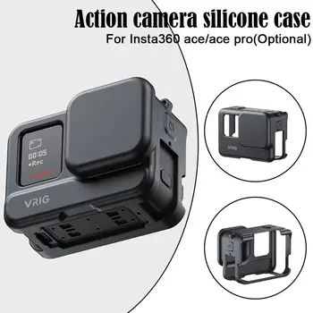 Силиконов протектор за Insta360 Ace Pro капак на обектива за Insta360 Ace Аксесоари за камера с капачка на обектива 1бр