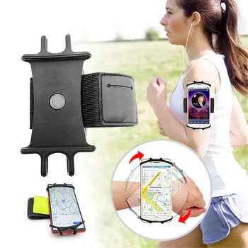 Универсален открит спортен телефон притежател лента за ръка китка случай фитнес бягане ръка лента телефон чанта за IPhone Samsung 4.5-6.5 инчов телефон