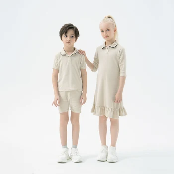Хавлиен плат 2023 Дрехи за момичета и момчета Облекло Детска рокля Комплект за момчета и риза Бебешки гащеризон