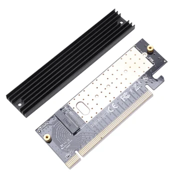 M.2 Nvme SSD адаптер M2 към Pcie 3.0 X16 контролер карта M ключ интерфейс подкрепа PCI Express 3.0 X4 2230-2280