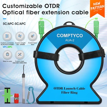Mini OTDR мъртва зона елиминатор SC / APC-SC / APC влакна пръстени оптични OTDR стартиране кабел кутия SM удължителен кабел 150-500M безплатна доставка