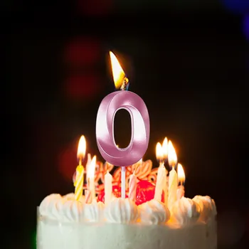 Стойка за пиедестал на свещи за рожден ден Удължен голям брой свещи многоцветен 3D дизайн торта Topper декорация за кедрова свещ