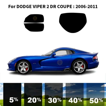 Предварително изрязана нанокерамика кола UV комплект за оттенък на прозорци Автомобилен филм за прозорци за DODGE VIPER 2 DR COUPE 2006-2011