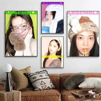 1PC Kpop Group TripleS Rising Album Music Print Poster Paper Waterproof HD Sticker Bedroom Entrance Home Living Room Wall Decor