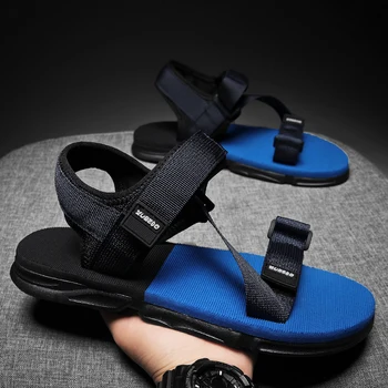 Мъжки дишащи водоустойчиви сандали удобни ежедневни външни вътрешни леки неплъзгащи се сандали за мъже