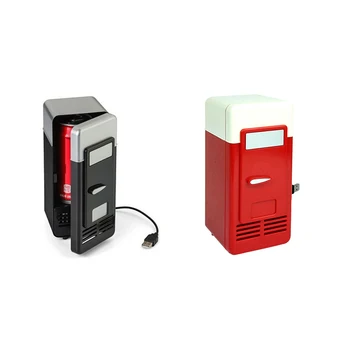 USB мини хладилник студена капка shpping фризер USB мини хладилник малък преносим сода мини хладилник за кола