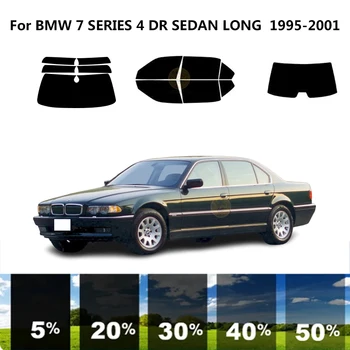 Предварително изрязана нанокерамика кола UV стъкло Tint Kit Автомобилно фолио за прозорци за BMW 7 SERIES E38 4 DR SEDAN LONG 1995-2001