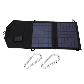  преносим слънчев слънчев панел с фина изработка 7W устойчив на надраскване дълъг живот Лесно носене за външна употреба
