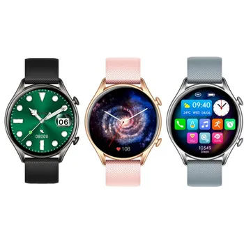Smart Watch Жени / Мъже Bluetooth Call Health Monitor kt60 Фитнес гривна Спортен смарт часовник