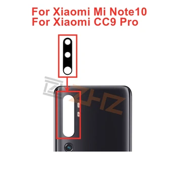 2pcs за Xiaomi Mi Note 10 камера стъклен обектив за Xiaomi CC9 Pro задна задна камера стъклен обектив с лепило резервни части за ремонт