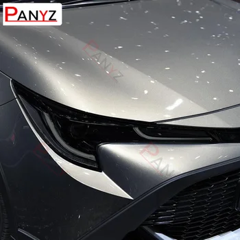 За Toyota Corolla E210 2019 2020 NMS 2014-2018 Автомобил фар защитен филм фар прозрачен черен TPU стикер