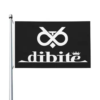 NEW DIBITE Двустранен банер Бриз флаг Градинско знаме Декоративен флаг Парти банер 3x5FT (90x150cm)
