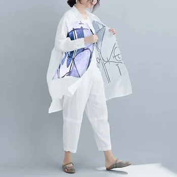 Китайски стил облекло дамски ризи 2020 пролет реколта хлабав случайни блуза и Топ жени памук бельо дами китайски върхове 11481