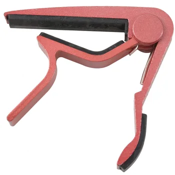 Clamp Key Trigger Capo за акустична електрическа китара (розова)