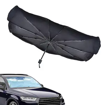  Чадър за кола Слънцезащитен чадър Автоматично предно стъкло Калъфи за сенници Сгъваема слънцезащитна UV защита Поддържайте автомобила си хладен интериор