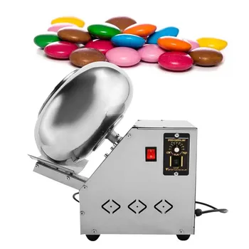 Candy покритие машина захар покритие машина регулируема топла и студена въздух полиране сферична машина