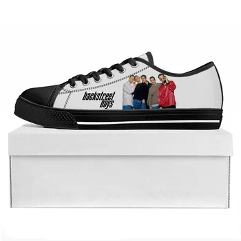 Backstreet Boys Pop Band Bsb Fashion Low Top High Quality Sneakers Mens Womens Teenager Canvas Sneaker Couple Shoes Custom Shoe