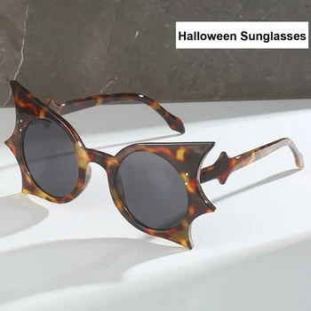 Модна тенденция прилеп рамка слънчеви очила реколта Хелоуин парти вътрешни очила оптичен очила UV400 Sunmmer външни слънчеви очила