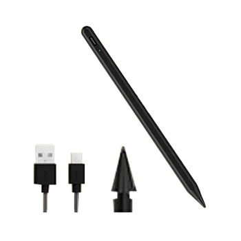 За Apple почерк писалка преносим капацитивен писалка iPad Bluetooth докосване писалка рисуване четка стилус писалка, черен