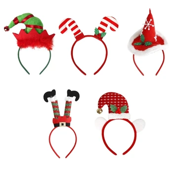Фестивално парти декоративна лента за глава Коледни аксесоари Парти пайети Headhoop H9ED
