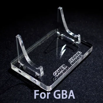 10PCS Ясна акрилна прозрачна стойка за GBA игрова конзола рафт за GBC прозорец брояч дисплей витрина за Gameboy