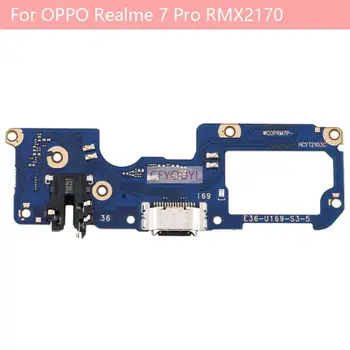 USB зареждане порт борда док порт Flex кабел подмяна част за OPPO Realme 7 Pro RMX2170