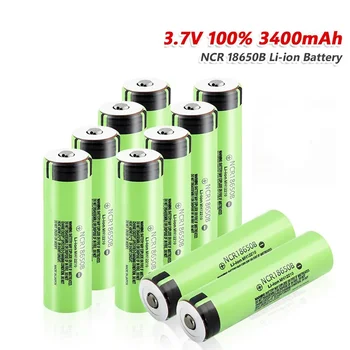 NCR18650 3400mAh Батерия чисто нов оригинален ncr18650b 34B 3.7V 18650 3400mAh акумулаторна литиева батерия фенерче Съвет батерия