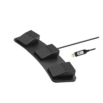 Черен Лесен за инсталиране и USB крачен педал превключвател за повишена производителност здрав и издръжлив
