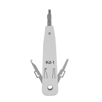 за RJ11 RJ12 RJ45 Cat5 KD-1 Инструмент за рязане на мрежов кабел Punch Down Impact Tool
