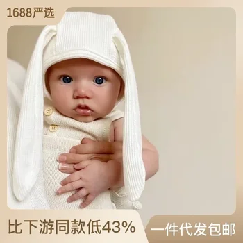 Популярна бебешка шапка каишка детски пуловер шапка многоцветен