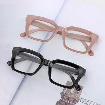 Извънгабаритни квадратни очила за четене Мъже Жени Голяма рамка Модни очила за пресбиопия Диоптър +1.0~+4.0